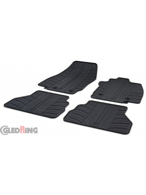 Original Gledring Passform Fußmatten Gummimatten 4 Tlg.+Fixing - TOYOTA Yaris 2006-2011/Urban Cruiser 2009->